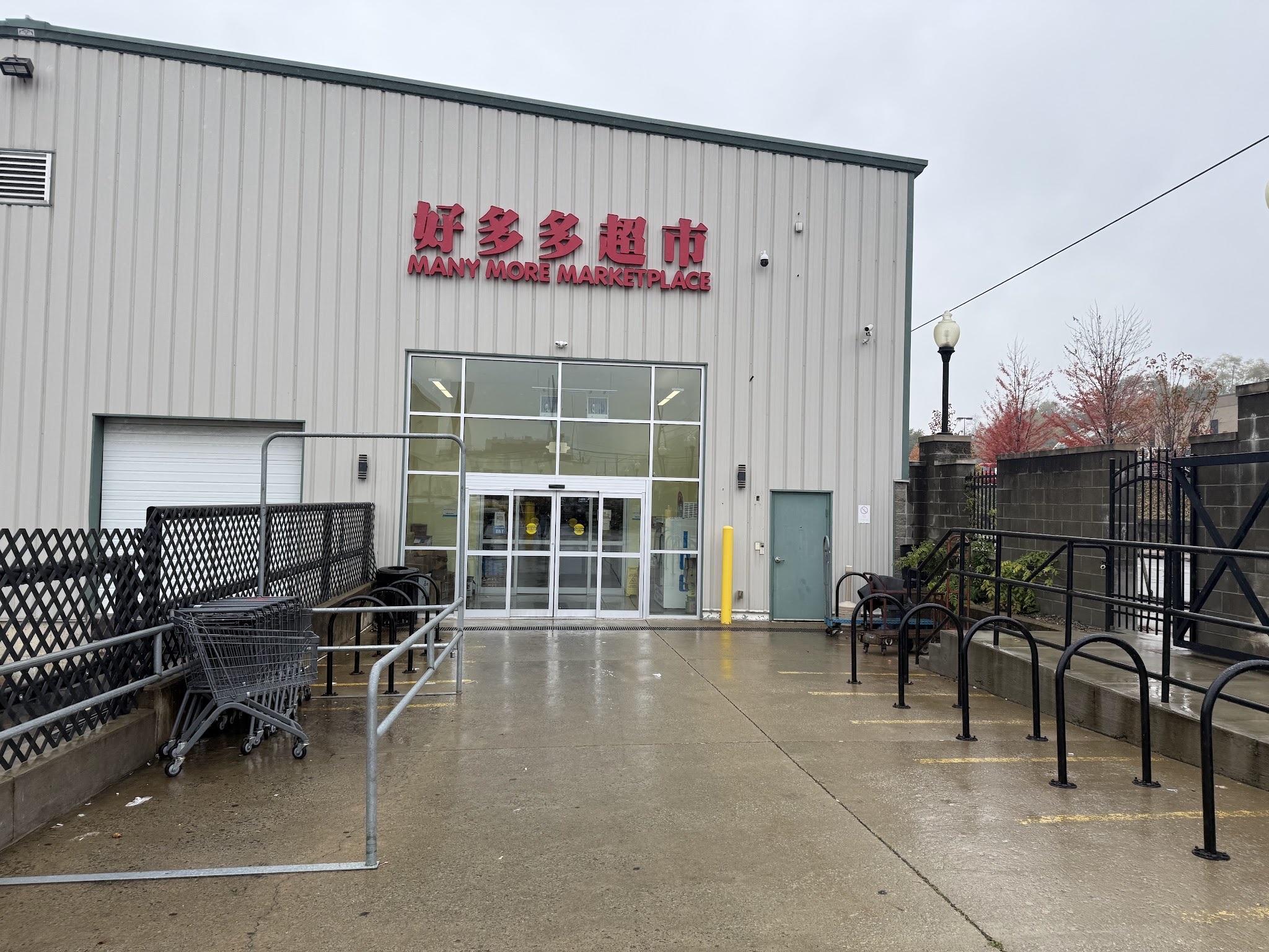 Clean and vibrant Asian produce aisles at Many More Market